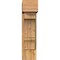 Ekena Millwork Balboa Block Rough Sawn Bracket w/ Offset Brace, Western Red Cedar, 8"W x 20"D x 32"H BKT0806X20X32BOA05RWR - alternate 2